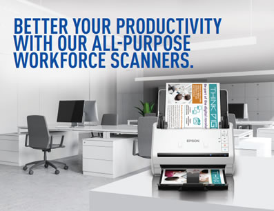 Epson WorkForce DS-530II A4 Sheet-fed Document Scanner Office